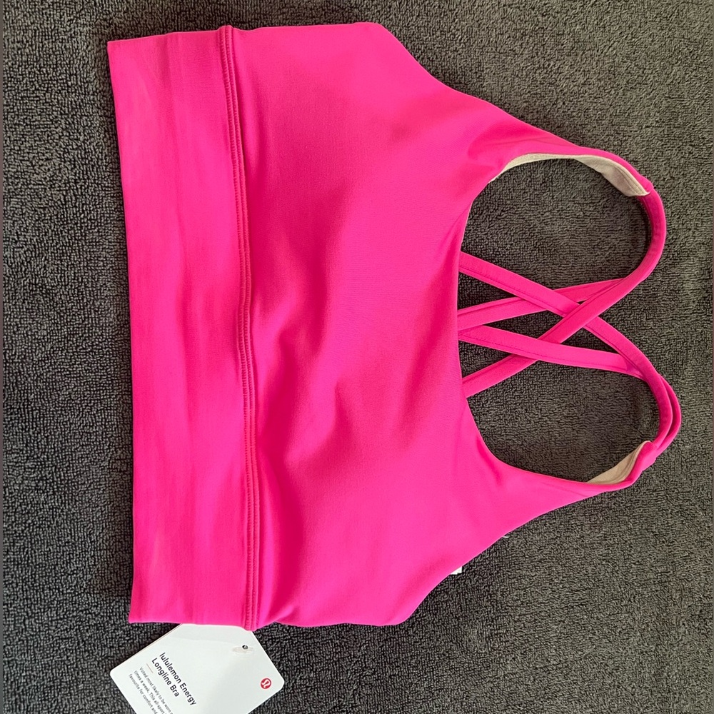 Lululemon Pink Longline Bra